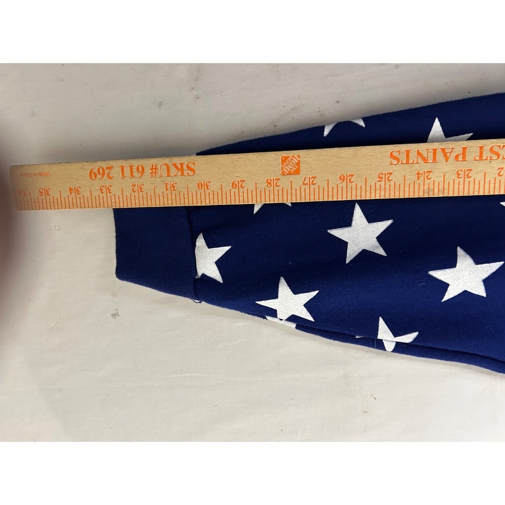 Joe's Washington DC American Red White Blue Flag USA Hands Through Hoodie Sz XL - Picture 4 of 9